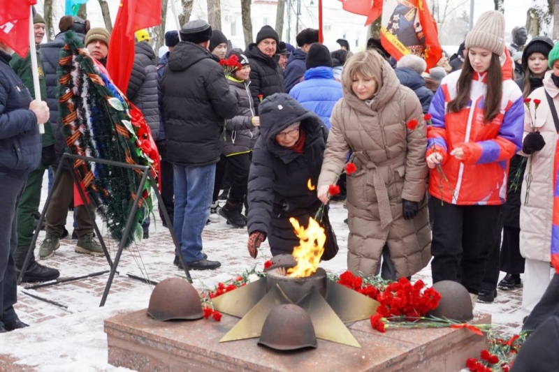 Торжественное мероприятие, посвященное 82-й годовщине освобождения города Рузы от немецко-фашистских захватчиков.