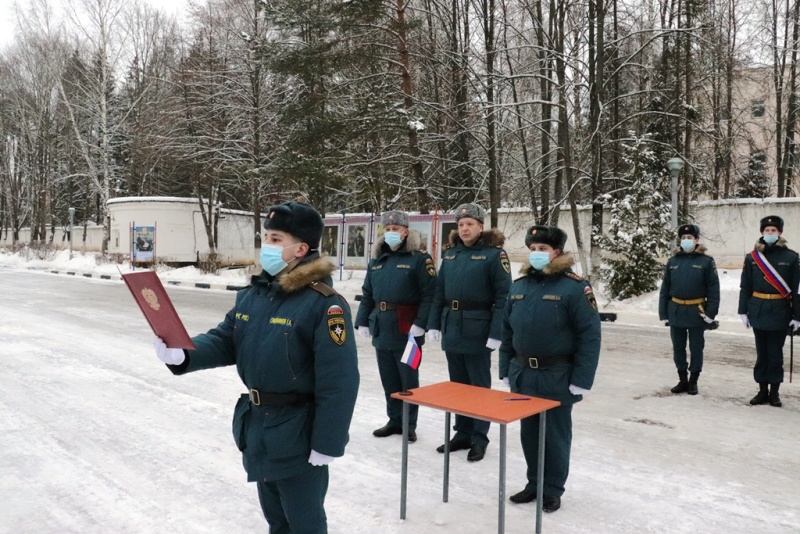 Торжественное мероприятие, посвященное приведению молодого пополнения призыва осень-зима 2020 года к Военной присяге.