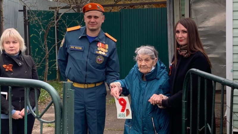 Поздравление ветеранов Рузского городского округа  с 76-ой годовщиной Победы в Великой Отечественной войне