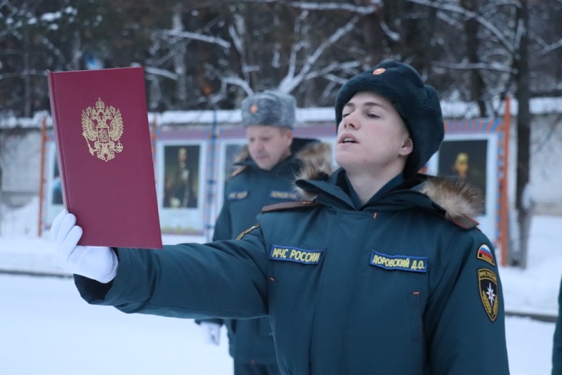 Торжественное мероприятие, посвященное принятию военной присяги личным составом срочной службы призыва осень-зима 2021 года.