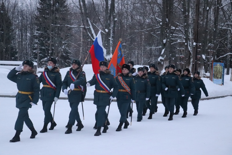 Торжественное мероприятие, посвященное принятию военной присяги личным составом срочной службы призыва осень-зима 2021 года.