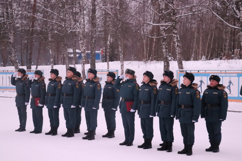 Торжественное мероприятие, посвященное принятию военной присяги личным составом срочной службы призыва осень-зима 2021 года.