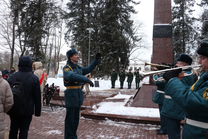 Митинг, посвященный 80-й годовщине освобождения Рузы от немецко-фашистских захватчиков.