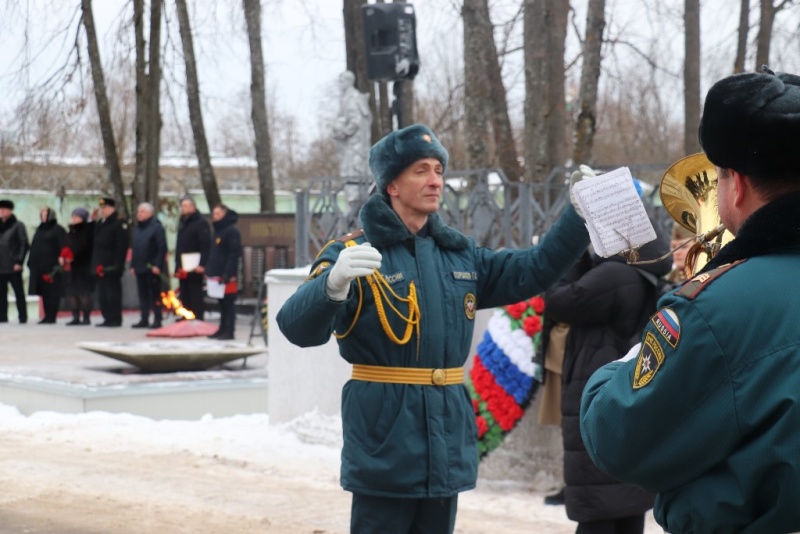 Торжественное мероприятие, посвященное 81-й годовщине освобождения поселка Тучково от немецко-фашистских захватчиков.