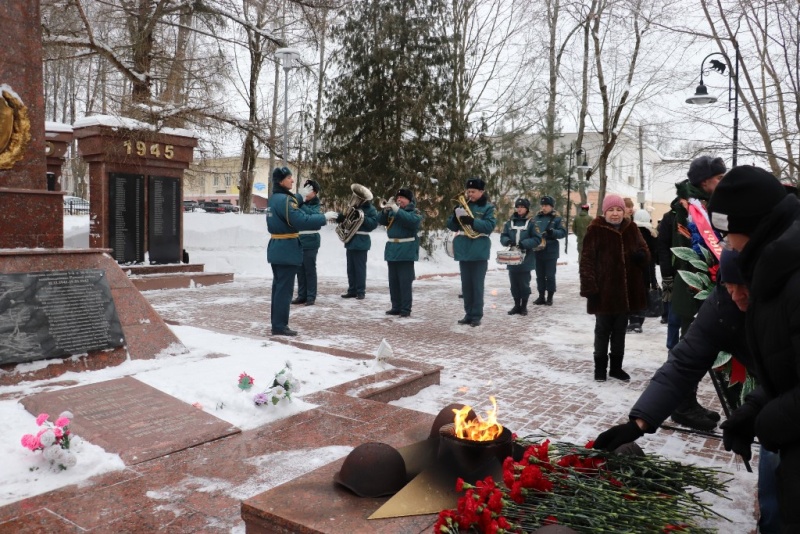 Торжественное мероприятие, посвященное 82-й годовщине освобождения города Рузы от немецко-фашистских захватчиков.