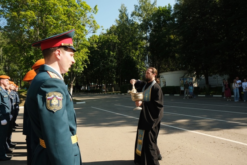 В Рузском центре обеспечения пунктов управления МЧС России личный состав приведен к Военной присяге.