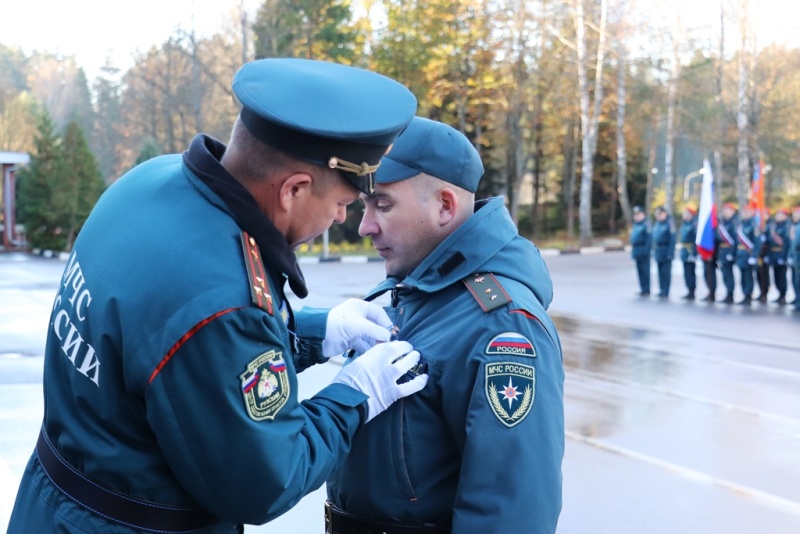 Торжественные мероприятия по случаю 69-й годовщины со дня образования ФГКУ «Рузский ЦОПУ МЧС России».