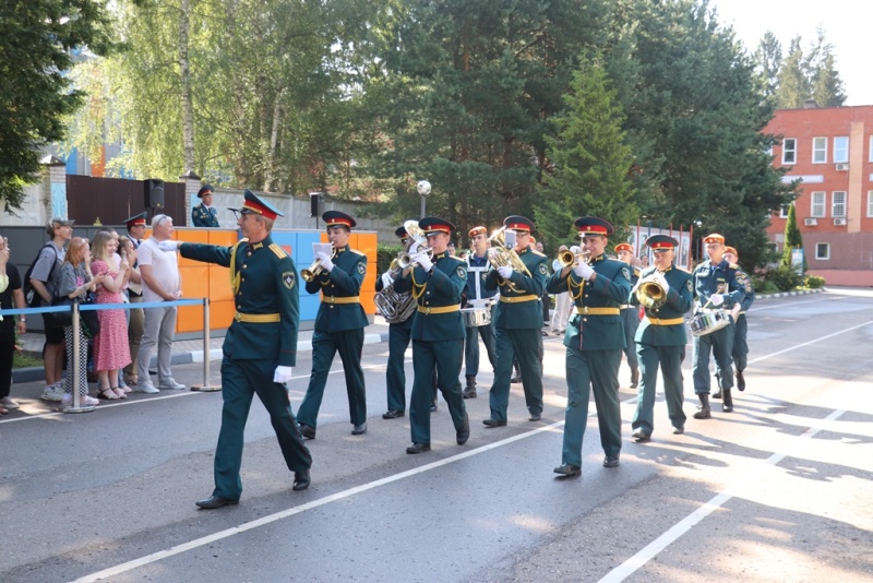 Торжественное мероприятие по приведению к военной присяге новобранцев.