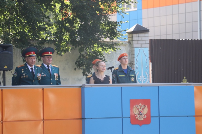 Торжественное мероприятие по приведению к военной присяге новобранцев.
