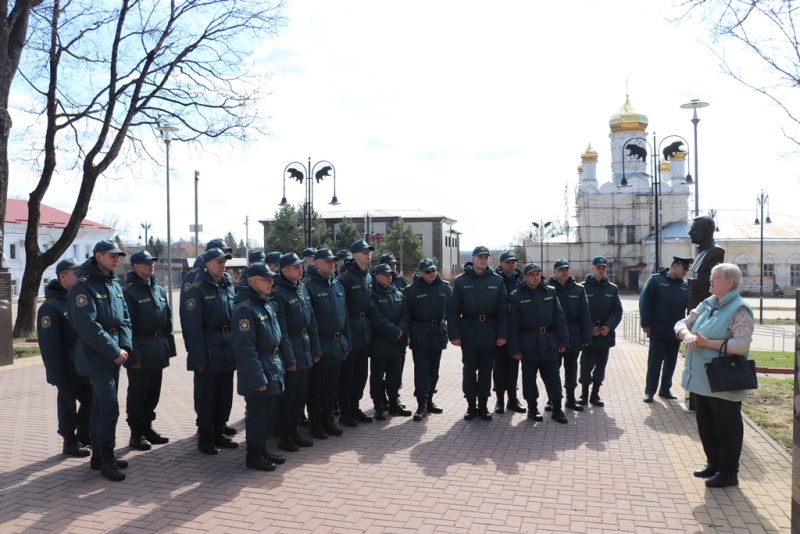 Для военнослужащих по призыву проведена экскурсия по городу Рузе.