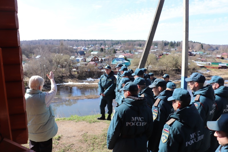 Для военнослужащих по призыву проведена экскурсия по городу Рузе.