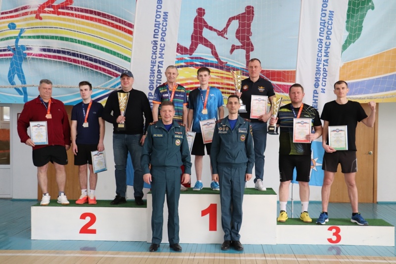 Соревнования в рамках спартакиады МЧС России по настольному теннису.