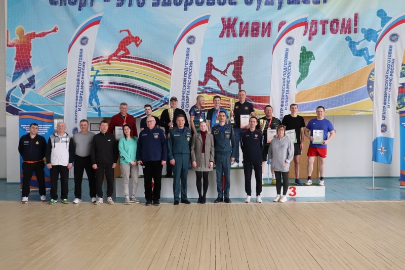 Соревнования в рамках спартакиады МЧС России по настольному теннису.