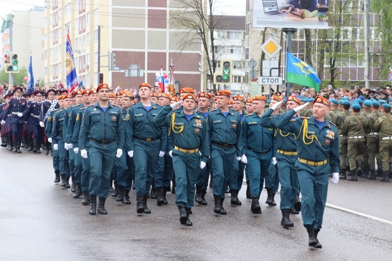 Участие в Параде  Победы в г. Руза.