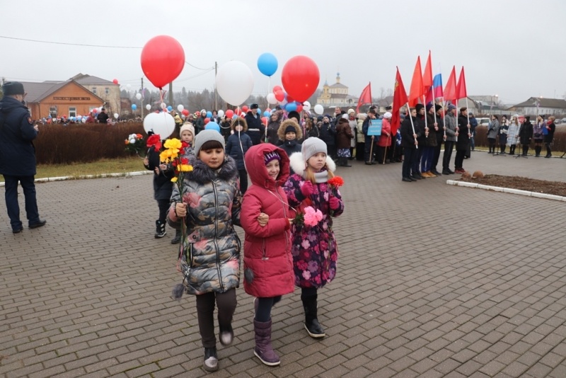 Участие оркестра Рузского ЦОПУ МЧС России в проведении торжественных мероприятий по случаю 78-й годовщины освобождения посёлка  Колюбакино Рузского городского округа от немецко-фашистских захватчиков в годы Великой Отечественной войны 1941-1945 г.г. 