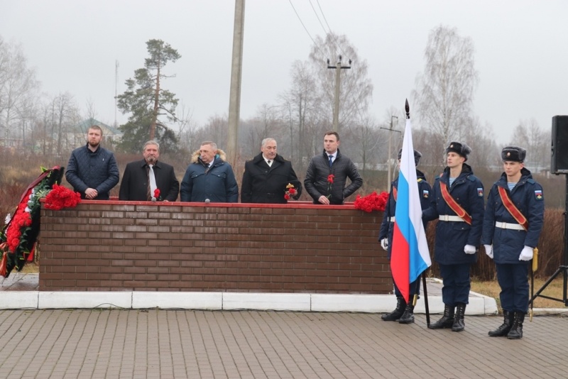 Участие оркестра Рузского ЦОПУ МЧС России в проведении торжественных мероприятий по случаю 78-й годовщины освобождения посёлка  Колюбакино Рузского городского округа от немецко-фашистских захватчиков в годы Великой Отечественной войны 1941-1945 г.г. 