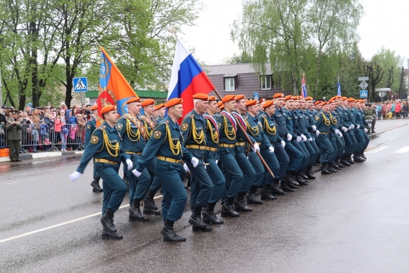 Участие в Параде  Победы в г. Руза.