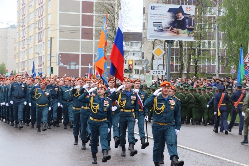 Участие в Параде  Победы в г. Руза.