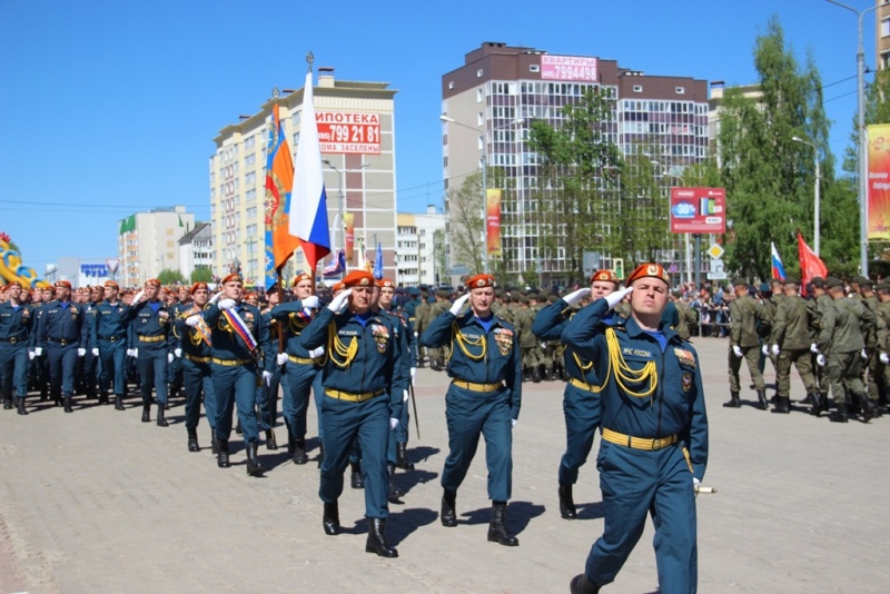 Торжественые мероприятия посвящённные 73-й годовщине Победы в ВОВ