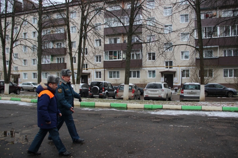 Посещение Рузского ЦОПУ МЧС России ВрИО начальника ЦРЦ генерал-майором внутренней службы Синьковым В.Г