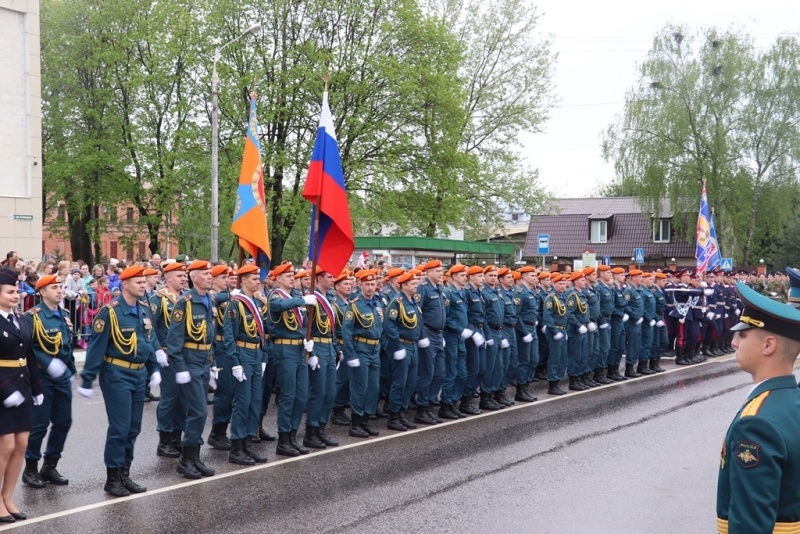 Участие в Параде  Победы в г. Руза.